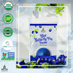 Pure Butterfly Pea Flower Powder, 100% Pure Natural Food Coloring, Non-GMO, Vegan, Retort Processed, Antioxidant-Rich, Blue Lotus Flower Powder