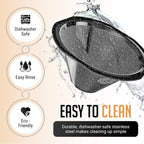 HEXNUB Reusable Coffee Filter for Kalita Wave 185 and OXO 8 Cup Coffee Makers, Stainless Steel Mesh, Durable Metal Filter for Sustainable Brewing – No more Paper Filters