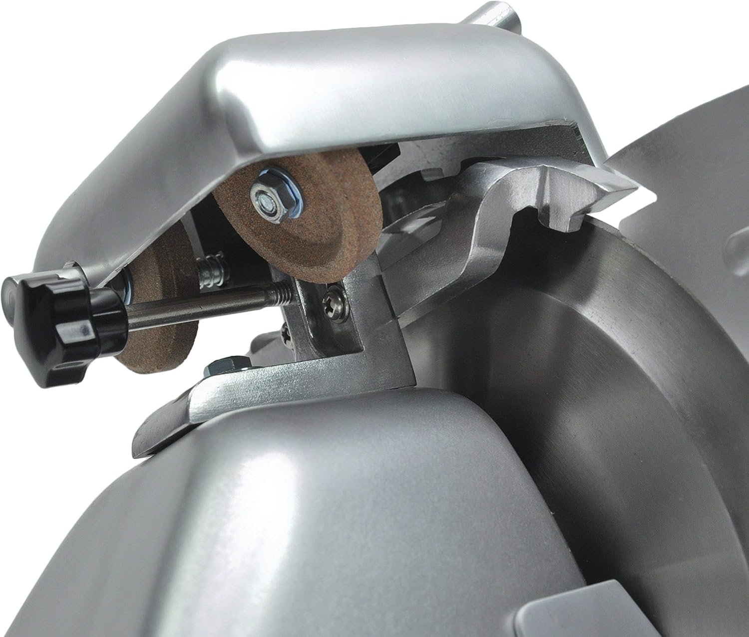 KWS MS-10NT 320W Motor Electric Meat Slicer 10-Inch with 304 Stainless Steel coated with Teflon Blade, Frozen Meat/Cheese/Food Slicer Low Noise Commercial and Home Use [ ETL, NSF Certified ]