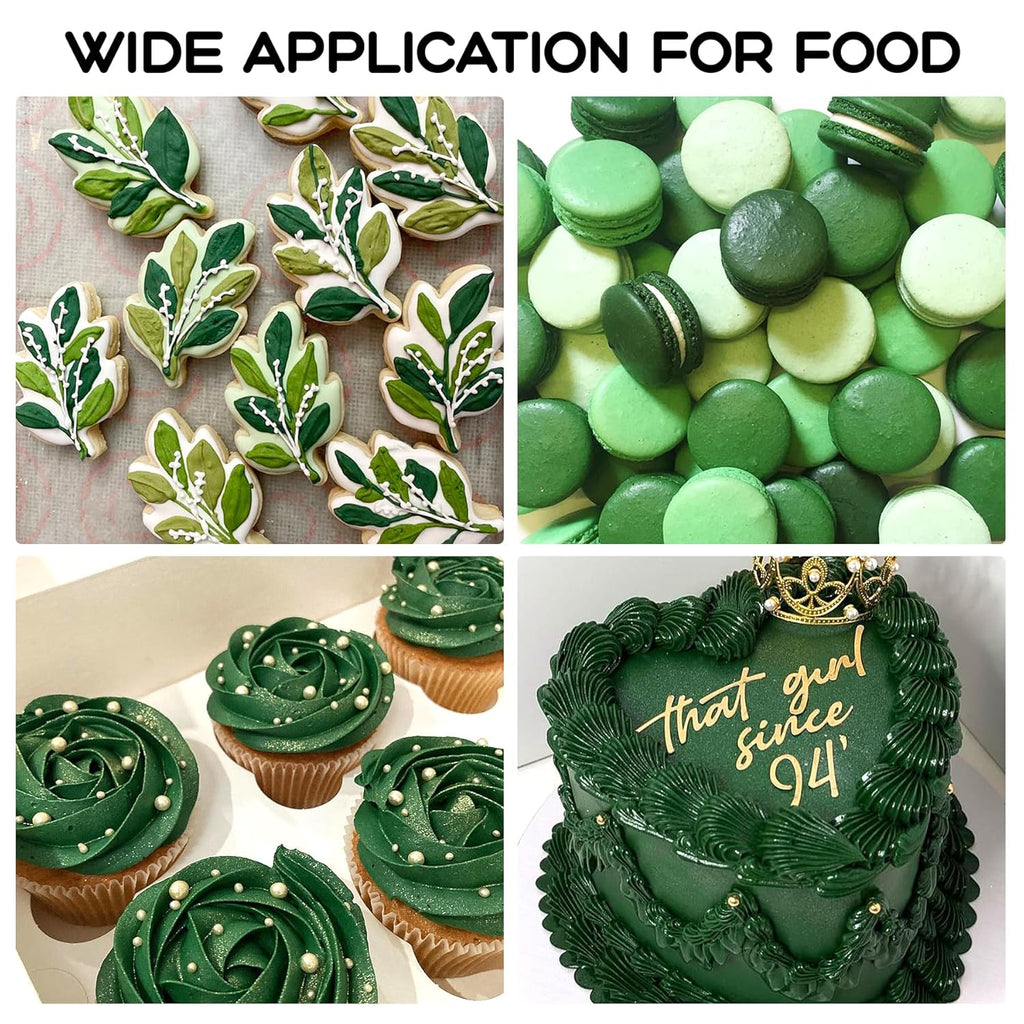 Olive Food Coloring Gel 4.5 Oz Professional Grade Olive Green Food Dye Concentrated Gel Food Coloring for Icing Baking Cake Decorating Cookie