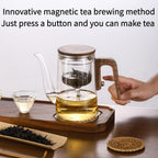 Teapot,Magic Witchcraft Enchanted Glass Teapot, Detachable Loose Tea Glass Infuser,27 Ounces (about 800 ml)