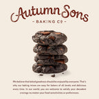 Autumn Sons Baking Co. Gluten Free Double Chocolate Chunk Cookie Mix. Vegan Plant Based Baking Mix. Free From 11 Common Allergens. Dairy Free, Nut Free, Soy Free, Non GMO 9.3 oz (Pack of 3)