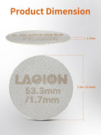 53.3mm Espresso Puck Screen, Reusable Espresso Filter Screen, 1.7 mm Thick, Espresso Distribution Tool Fits for Breville 54mm Coffee Filters, Stainless Steel Espresso Machine Accessories