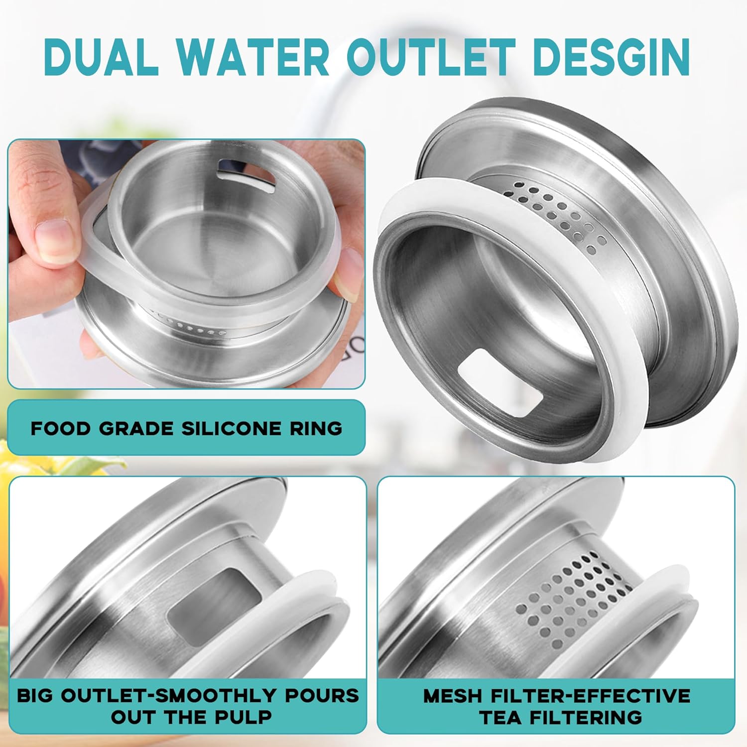 68 Oz Square Glass Pitcher with Lid and Spout, 2 Quart Lightweight Water Pitchers for Hot/Cold Drink, Heat Resistant, Borosilicate Jugs, Glass Carafe with Handle,Ideal for Fridge Storage(1Pack)