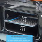 2PCs GUY DREAM Perforated Silicone Baking Mat 11-4/5" x 15-3/4" - Eclair Mat for Baking - Steaming Mesh For Half Size Cooking Sheet - Non-Stick Reusable Oven Liner