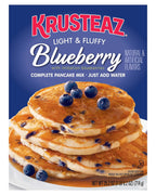 Krusteaz Light & Fluffy Complete Pancake Mix, Blueberry 25.2 Ounce (Pack of 6)