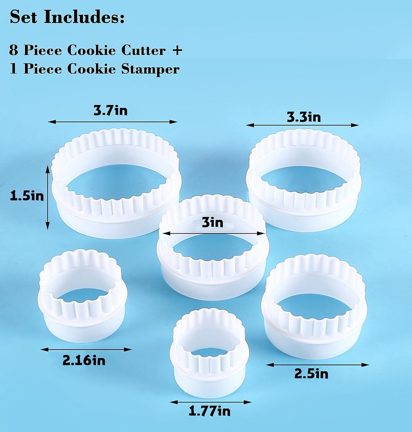 2025 Personalized Christmas Cookie Stamp Unique 3D Embossed Design Fun Tool for Baking Art (A-Merry Christmas Bow)