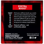 Community Coffee Dark & Bold Exxtra Boost 72 Count Coffee Pods, Compatible with Keurig 2.0 K-Cup Brewers, 12 Count (Pack of 6)