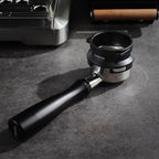 Espresso Dosing Funnel Compatible with Barsetto, Calphalon Temp IQ 58mm Portafilter, Aluminum Alloy, Black