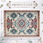 Rectangle Plastic Serving Tray with Handles, Elegant Decorative Tray for Coffee Table, Ottoman, Living Room, Kitchen, Outdoor Use. 12"*16"*1.6" C