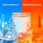 Glass Food Storage Containers Jars with Airtight Bamboo Lid 12 oz 9 pcs, 340 ml Pantry Organization Jar, Glass Terrarium with Lid, Spice, Flour and Sugar Container, Canister Set for Kitchen Counter