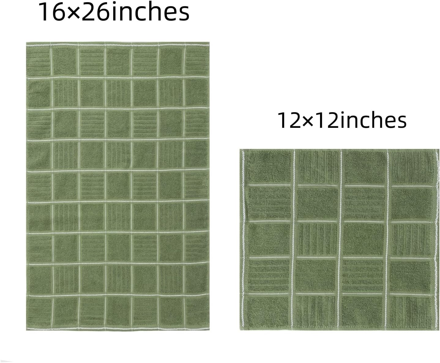 Glynniss Kitchen Towels and Dishcloths Set, Four Kitchen Dish Towels 16x26 Inches, Four Absorbent Dish Cloths for Washing Dishes 12x12 Inches, Cleaning and Drying for Everyday Use Pack of 8 (Pink)