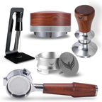 54mm Espresso Tamper Kit For Breville Espresso Machines Includes Bottomless Portafilter, Leveling Tool, Coffee Tamper, WDT Tool, Dosing Funnel and Puck Screen Set