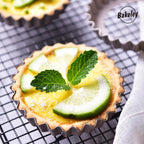 Mini Tart Pan Set, 4-Inch 4pcs with Removable Loose Bottom Non-Stick Round Quiche Bakeware for Oven and Instant Pot Baking (Champagne Gold)