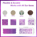 Cake Stencils Decorating Buttercream Cookie Stencils for Royal Icing Leopard Airbrush Snake Skin Mermaid Scale Stencil Cheetah Cow Print Templates for Baking (Large Cake Stencil)