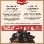Kodiak Cakes Protein Pancake Power Cakes, Flapjack and Waffle Baking Mix, Dark Chocolate, 18 Ounce (Pack of 6)