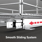 Pull Out Cabinet Organizer(14" W x 21" D), 2 Tier Slide Out Shelves with Wood Handle, Sliding Drawer Pull Storage Shelf for 15-1/4” Cabinet Opening, Chrome