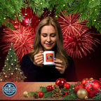 11 OZ Novelty Coffee Mugs - Christmas Gift (Christmas-themed coffee break)