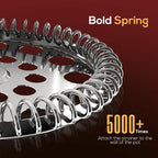 Utopia Kitchen 34 Ounce 1 Liter French Press Coffee Maker, Tea Maker, Travel Coffee Presses, Heat Resistant Thickened Borosilicate Coffee Pot for Camping Travel Gifts, Red Pack of 1