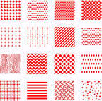 Stencil Genie 16 Pcs 5.5x5.5in Baking Stencils for Royal Icing, Airbrush, Sugar & Craft Painting