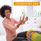 Juice Bottles with Lids, 16 Oz - Set of 20 - Clear Glass Jars with Caps - Reusable Empty Drink Containers for Juicing, Smoothies, Water, Milk, Kombucha Storage, Wellness Shots and More (20)