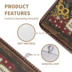 Vintage Rooster Dish Drying Mat Farmhouse Summer Sunflower Kitchen Dish Drying Pad Absorbent Fall Dish Dryer Mat for Kitchen Countertops Microfiber Dishes Drainer Pad Dish Drying Rack Mat (18x24 in)