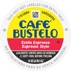 Café Bustelo Espresso Style Dark Roast Coffee, 128 Keurig K-Cup Pods