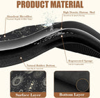 Moon Sun Zodiac Coffee Mat Absorbent Astrology Dish Drying Mat for Kitchen Counter Hide Stain Rubber Backed Coffee Bar Accessories Fit Under Espresso Machine, 11.8 x 19.7 Inch