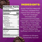 Whoa Dough Ready to Bake Cookie Dough Brownie Batter – Certified Non-GMO, Kosher, Gluten Free – Plant-Based Snack Dough Made with Real Ingredients – 12 Pack