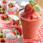 Freeze Dried Strawberry Powder - Kiigfood 4.3 oz/120g Natural Strawberry Powder Fruit Powder, Strawberries Source for Smoothie, Drinks, Baking, Cakes Decoration - Vegan, Non-GMO, Gluten-Free