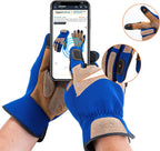 Vgo... 1-Pair Gardening Gloves Men, Safety Work Gloves, Puncture-proof, Thornproof, Touchscreen (SL7475)
