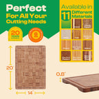 Riveira Bamboo End Grain Wood Cutting Board – Gourmet Bamboo Grandeur: 20 x 14 Wooden Cutting Boards – Wooden Cutting Boards For Kitchen Decorative – Innovative Juice Grooves End Grain Cutting Board