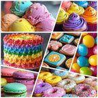 Food Coloring Powder - ERCorArt 10 Vivid Colors Powder Food Dye, Highly Concentrated Flavorless Food Coloring for Baking, Frosting, Cake Decorating, Icing, Cookies, Slime - 5g/Bottle