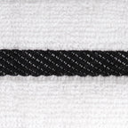 All-Clad Checked Kitchen Towel: Highly Absorbent, Super Soft Long Lasting - 100% Cotton, 17"x30" Tea Towel for Cleaning & Drying Dishes, Pans, Glassware, or Countertops, (1-Pack), Black