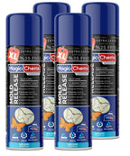 Mold Release, Silicone Mold Release Spray (4x16.9 fl oz/500ml) Mold Release for Epoxy Resin and Candle Mold Release Spray (4 Pack Mega Size)