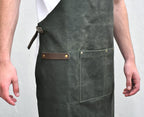 Leather Apron Barista Barber BBQ Barbecue