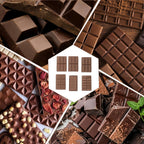 6-Piece Set Dubai Chocolate Bar Mold, Non-Stick Chocolate Molds Silicone, 100% Food Grade Silicone Candy Bar Mold, Changeable Shapes, Easy to Demould, for Pistachio Wax Melting Rectangle, with Brush*1