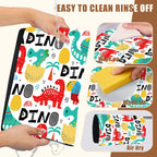 Dinosaur with Palms and Eggs Coffee Mat Absorbent Dish Drying Mat for Kitchen Counter Hide Stain Rubber Backed Coffee Bar Accessories Fit Under Coffee Maker Espresso Machine, 11.8 x 19.7 Inch