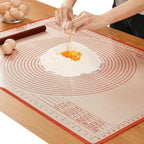 Silicone Pastry Mat 34x26 Inch - Nonstick Baking Mat Perfect for Dough, Pastry, Pie Crust, Fondant, Bread, Cookies, Pasta, Pizza