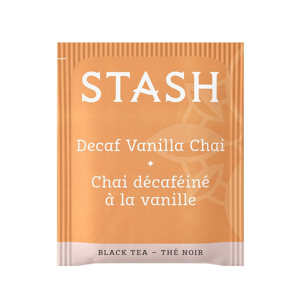 Stash Tea Decaf Vanilla Chai Tea, 6 Boxes With 18 Tea Bags Each (108 Tea Bags Total)