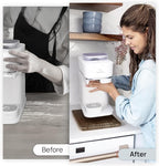 Ibyx Elegant Sliding Tray for Your Coffee Maker & Heavy Kitchen Appliances - Sturdy, Slides Easily from Under The Cabinet (Brown, 7.5”W x 14.5”D)