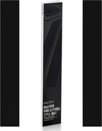 Esatto 27.5” x 3.87” XL Professional Service Spill Bar Supply Mat Anti-Skid Bartender Mat Non-Slip Black Bar Mat for Coffee Drinks Mixing Pad for Bars, Home, Kitchen, Pubs, Restaurants (2 Pack, Black)