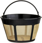 NRP 12-14cup Basket Permanent Coffee Filter Replacement for Filter Coffeemaker, Screen Bottom with Large Brew Section | Compatible for Kitchenaid & Many Coffeemakers