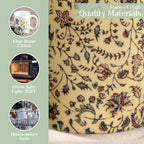 Maison d' Hermine Coffee Mug with Handles Fine Bone China Mugs Pack of One Tea Cups for Hot Beverages Cappuccino Latte Home Restaurant Office Perfect for Gift (Lakshmi - Daya, 12 Ounce)