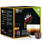 Caffe' Vergnano 1882 Medium Roast Espresso Original Line Machine Compatible Capsules, Single-Serve Arabica Robusta Espresso Coffee, Italian Coffee for Nespresso Machine, Intensity 10/10, Napoli, 100 Ct