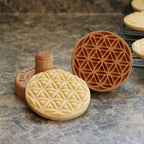 Wood Cookie Stamp, 2.5 Inch (Seed of Life CS-007)