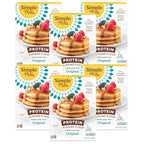 Simple Mills Just Add Water Almond Flour Pancake Mix, Original Protein - Gluten Free, Plant Based, Paleo Friendly, Breakfast, 10.4 Ounce (Pack of 6)