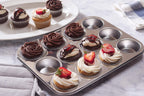 Fox Run Muffin and Cupcake Pan, 12 Standard Cup, Stainless Steel