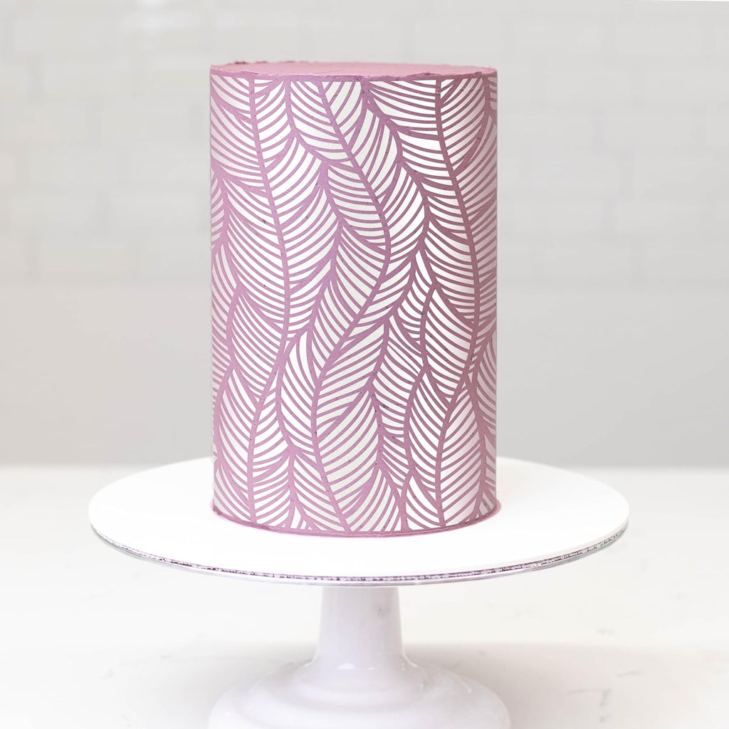 Stacking Leaf Large Cake and Baking Decorating Stencil (ELLEA)