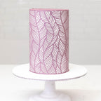 Stacking Leaf Large Cake and Baking Decorating Stencil (ELLEA)